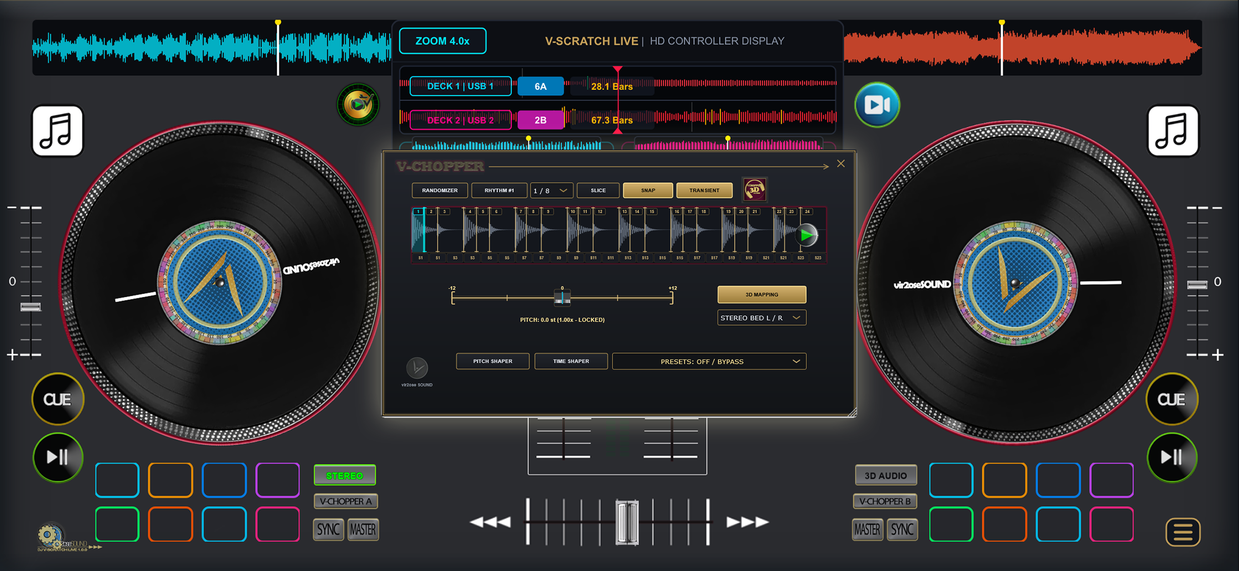 DJ V-SCRATCH LIVE - V-Chopper Performance Suite